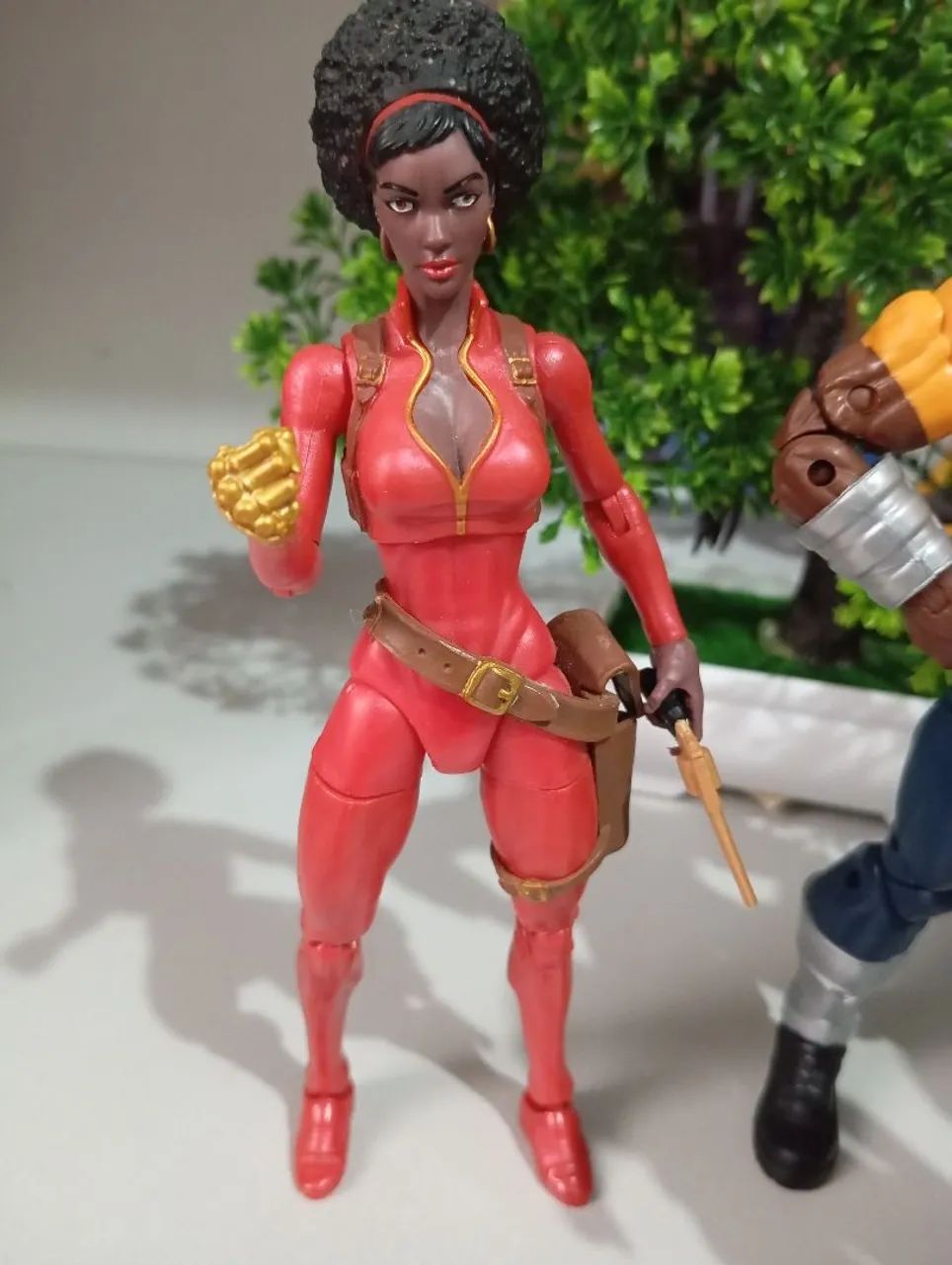 Marvel legends gata negra,morlun,misty,patrão e chetara - Foto 2
