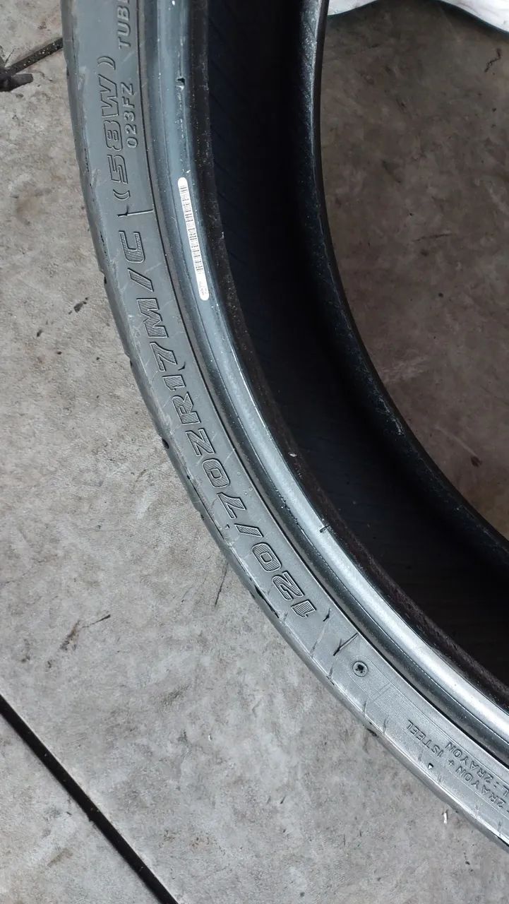 Pneu 120/70-17  - Foto 3