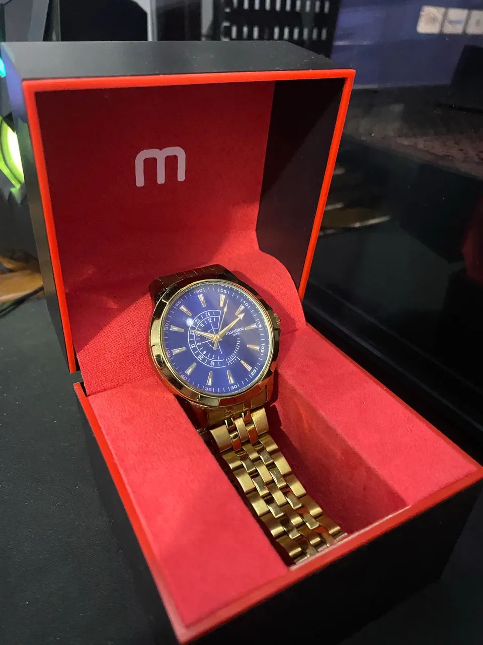 Relógio Mondaine Dourado  - Foto 2