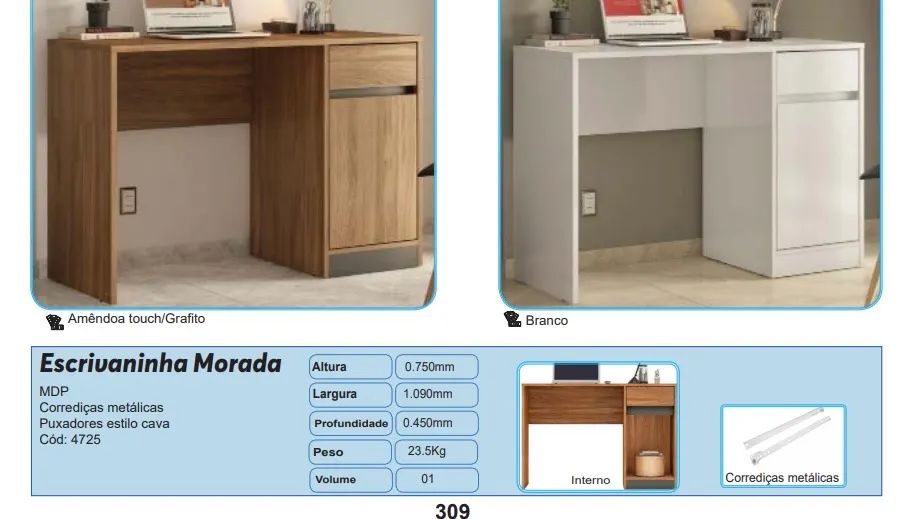 Escrivaninha P10