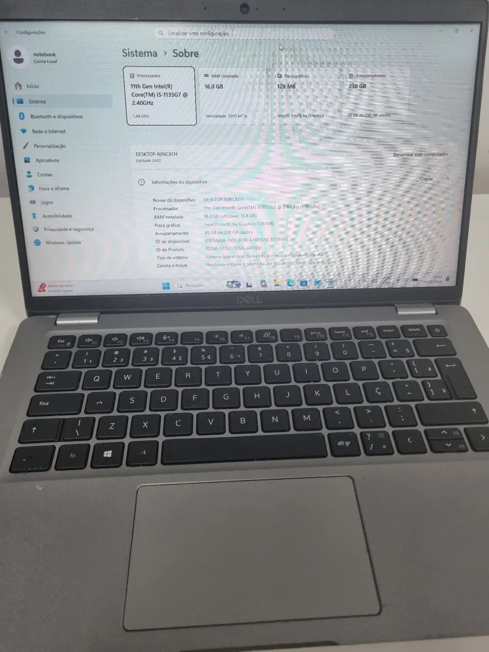 Notebook Dell latitude 5420 - Foto 3