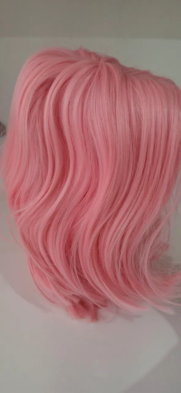 Peruca Rosa para Cosplay - Foto 4