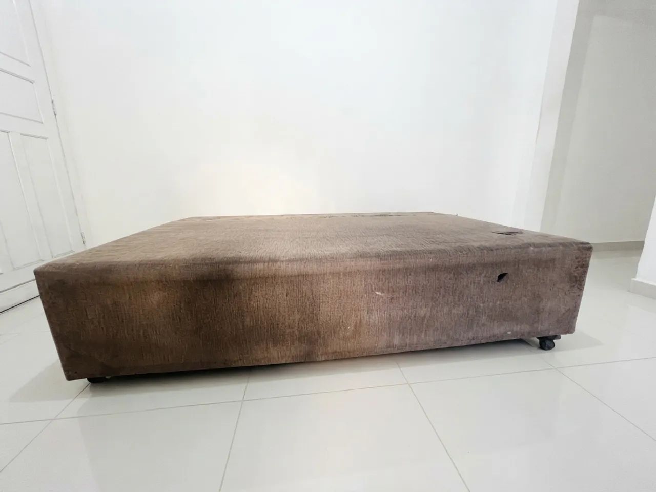 Sofa-Cama 3 Lugares Marrom - Foto 5