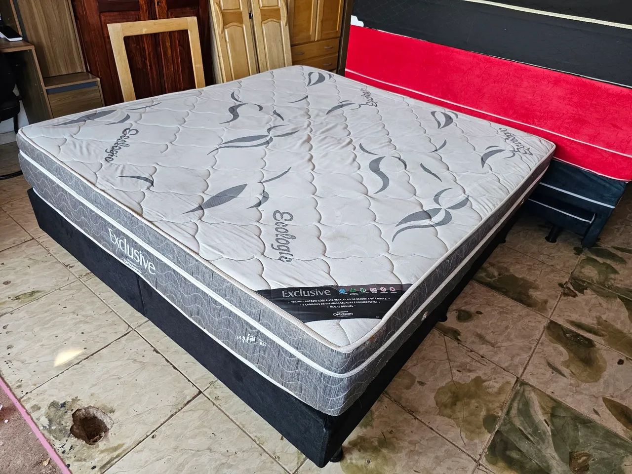 Cama king molas ensacada usada  - Foto 5