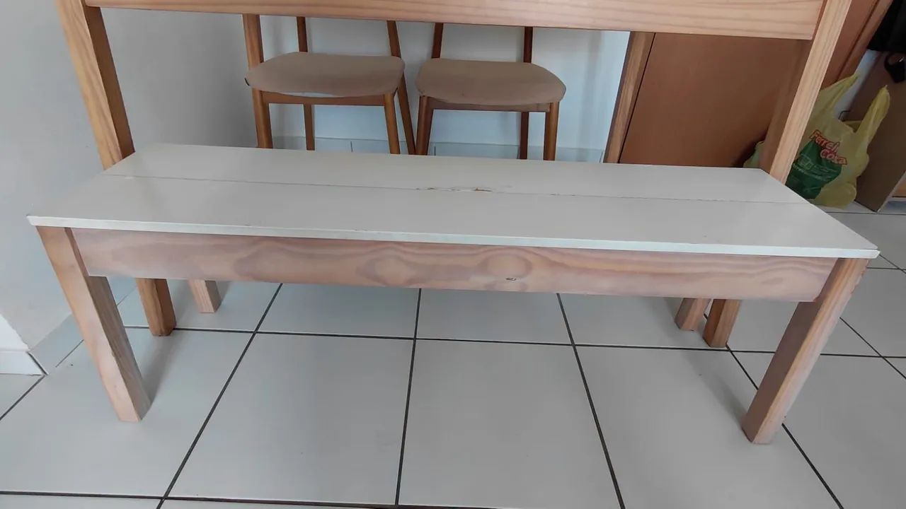 Mesa e banco TokStok - Foto 4