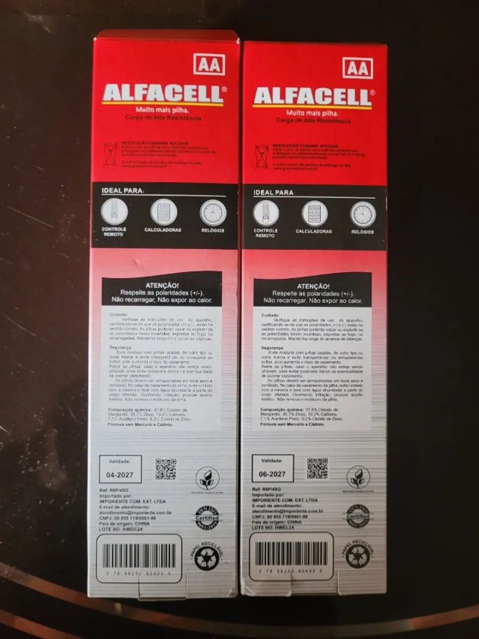 Pilha AA2 Comum - Alfacell  - Foto 4