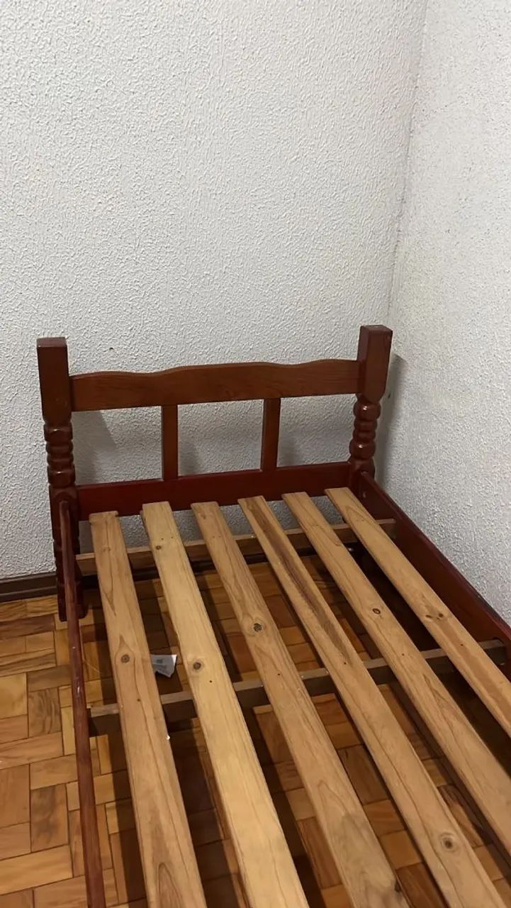 Cama madeira Retirada hoje - Foto 2