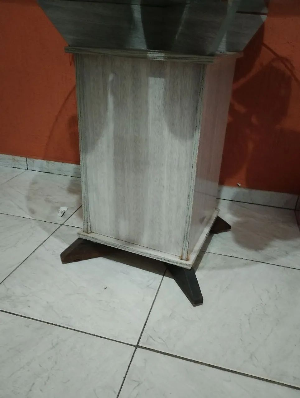 Mesa de vidro redonda