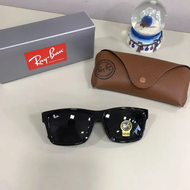 óculos de sol ray ban warren black