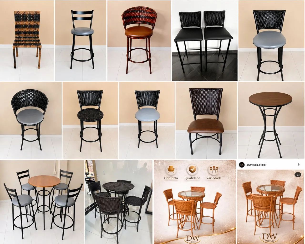 Banquetas promoção fábrica 