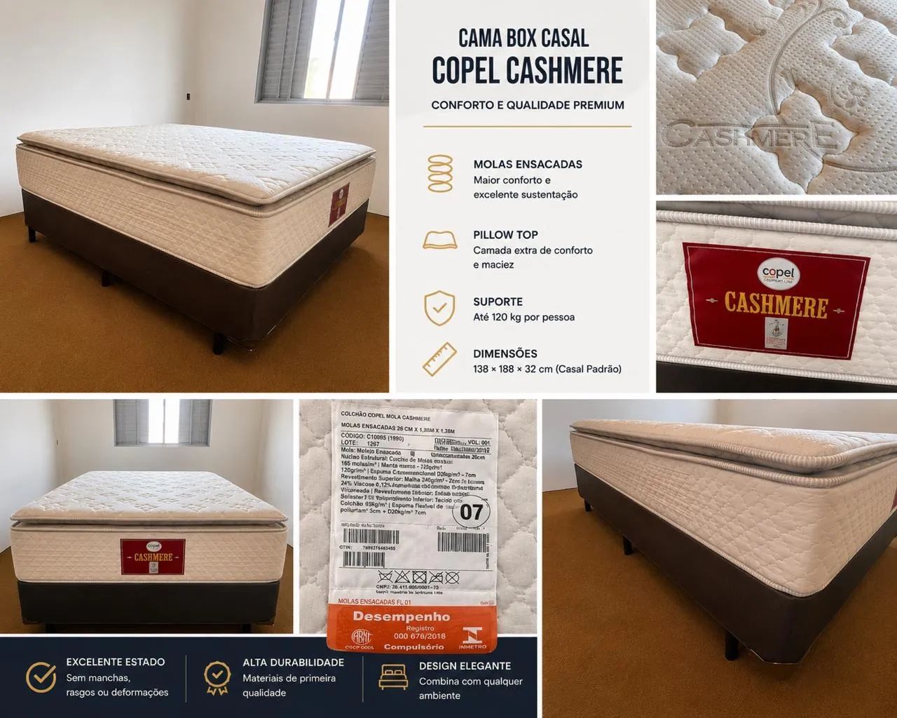 Cama Box Casal