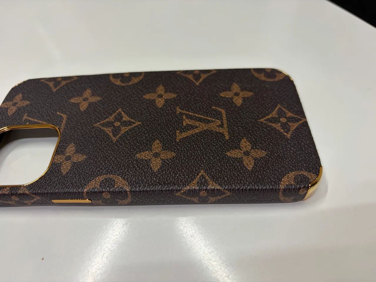 Capa Para iPhone 12 Pro Max Estilo Luxo Louis Vuitton Padrão