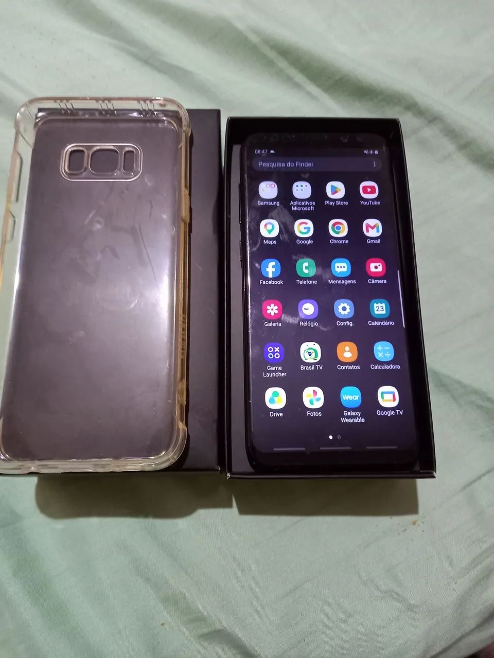 Celular samsung S8 modelo SM-G955FD tem nota fiscal.  - Foto 2