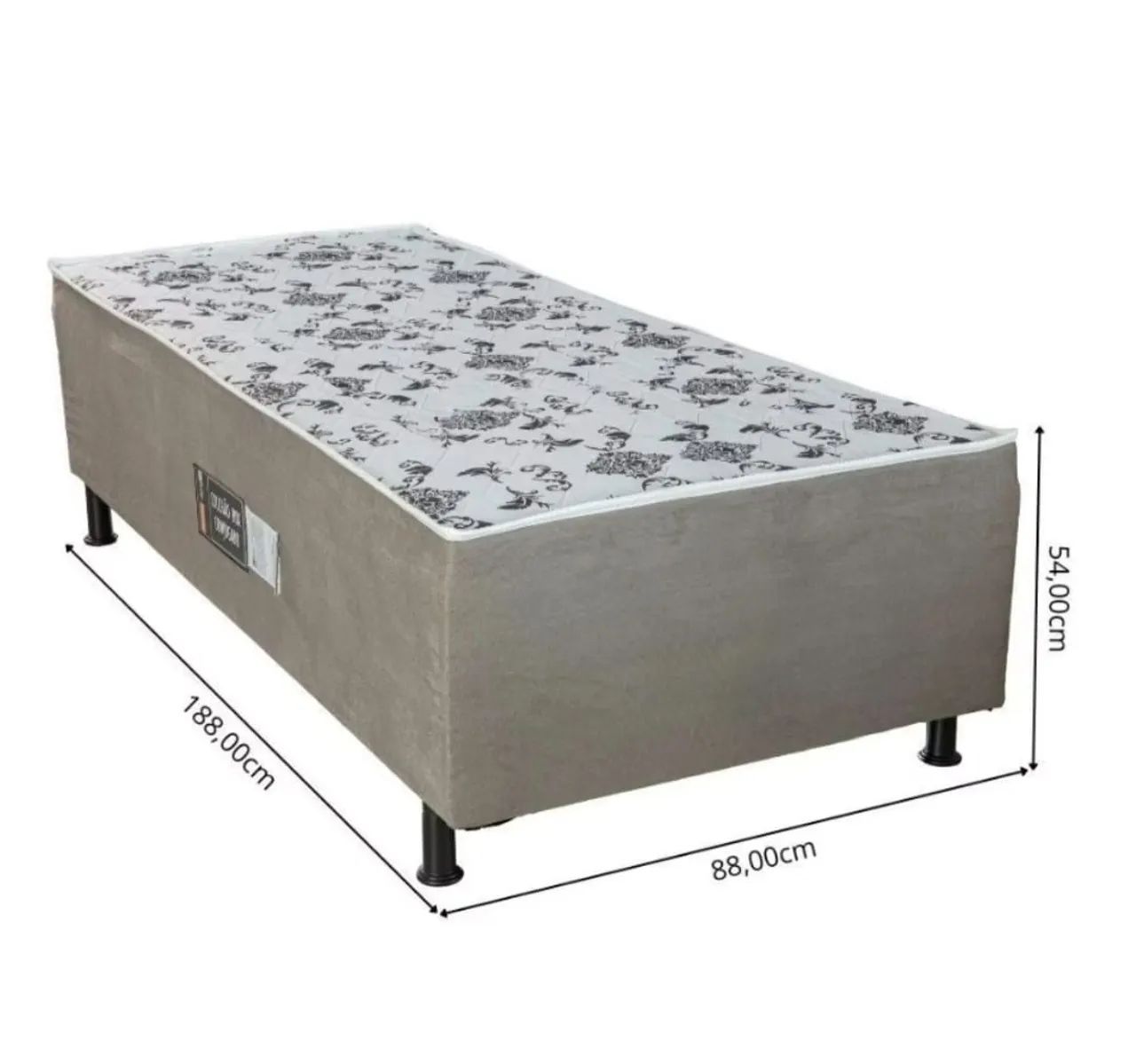 Camas box solteiro super confortável macia  - Foto 4