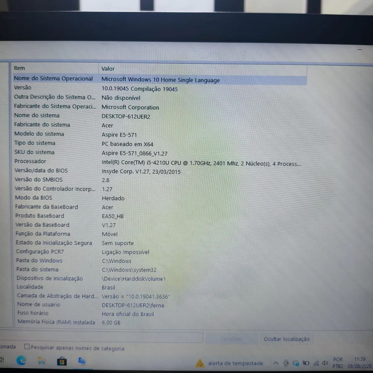 Notebook Acer 512Gb SSD - Foto 5