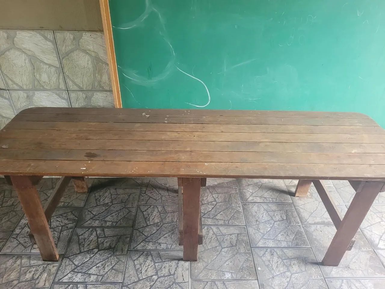 KIT DE AREA EXTERNA MESA E BANCOS - Foto 4