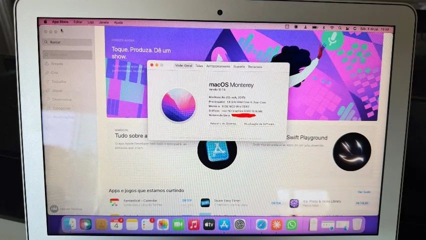 Mac Book Air 13'', 2017, modelo A1466 - Foto 4