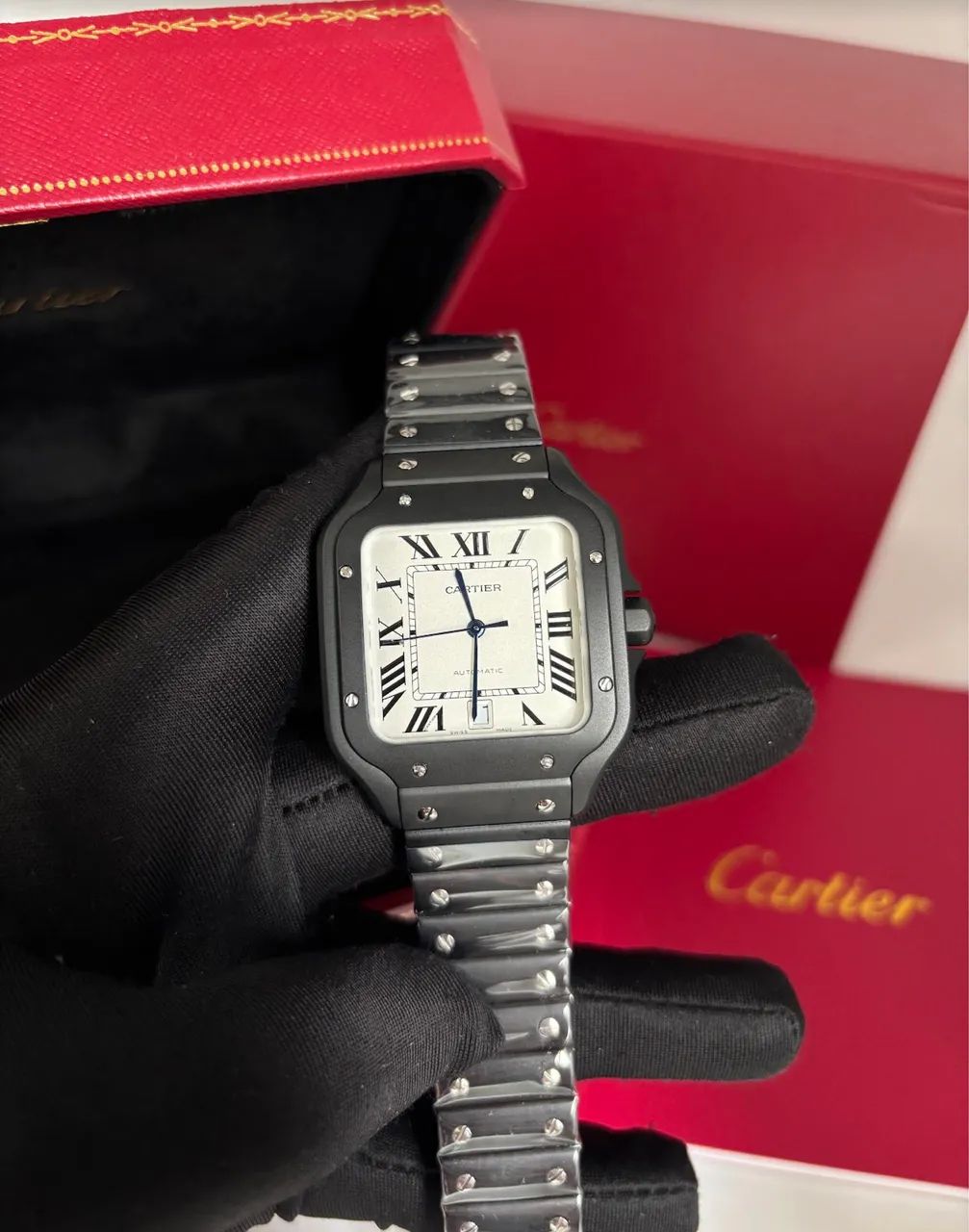 Relógio Cartier Santos 40mm Automático  - Foto 5