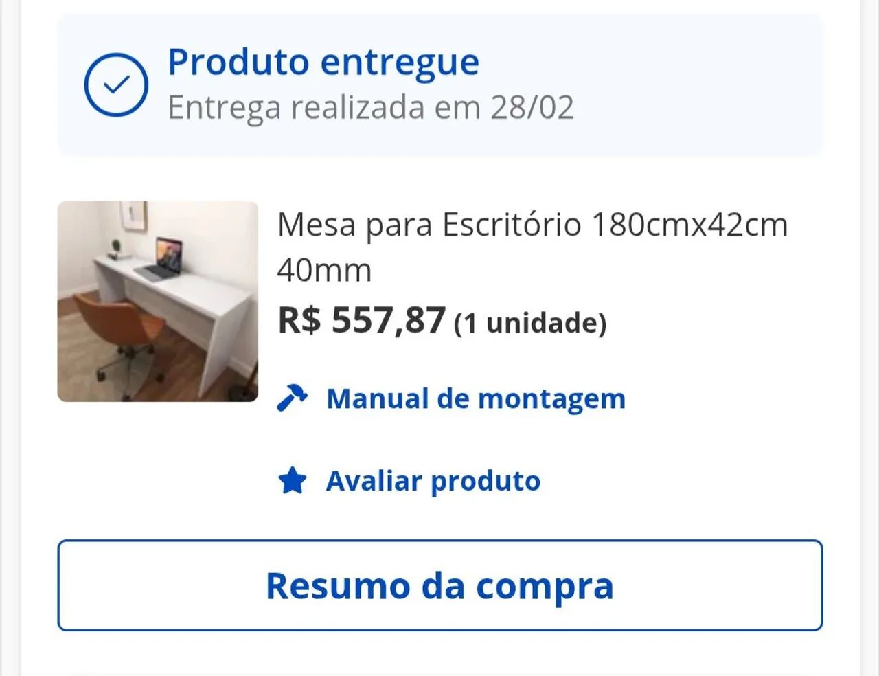 mesa de escritório/escrivaninha - Foto 3