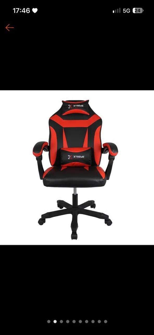 Cadeira gamer, praticamente nova - Foto 2