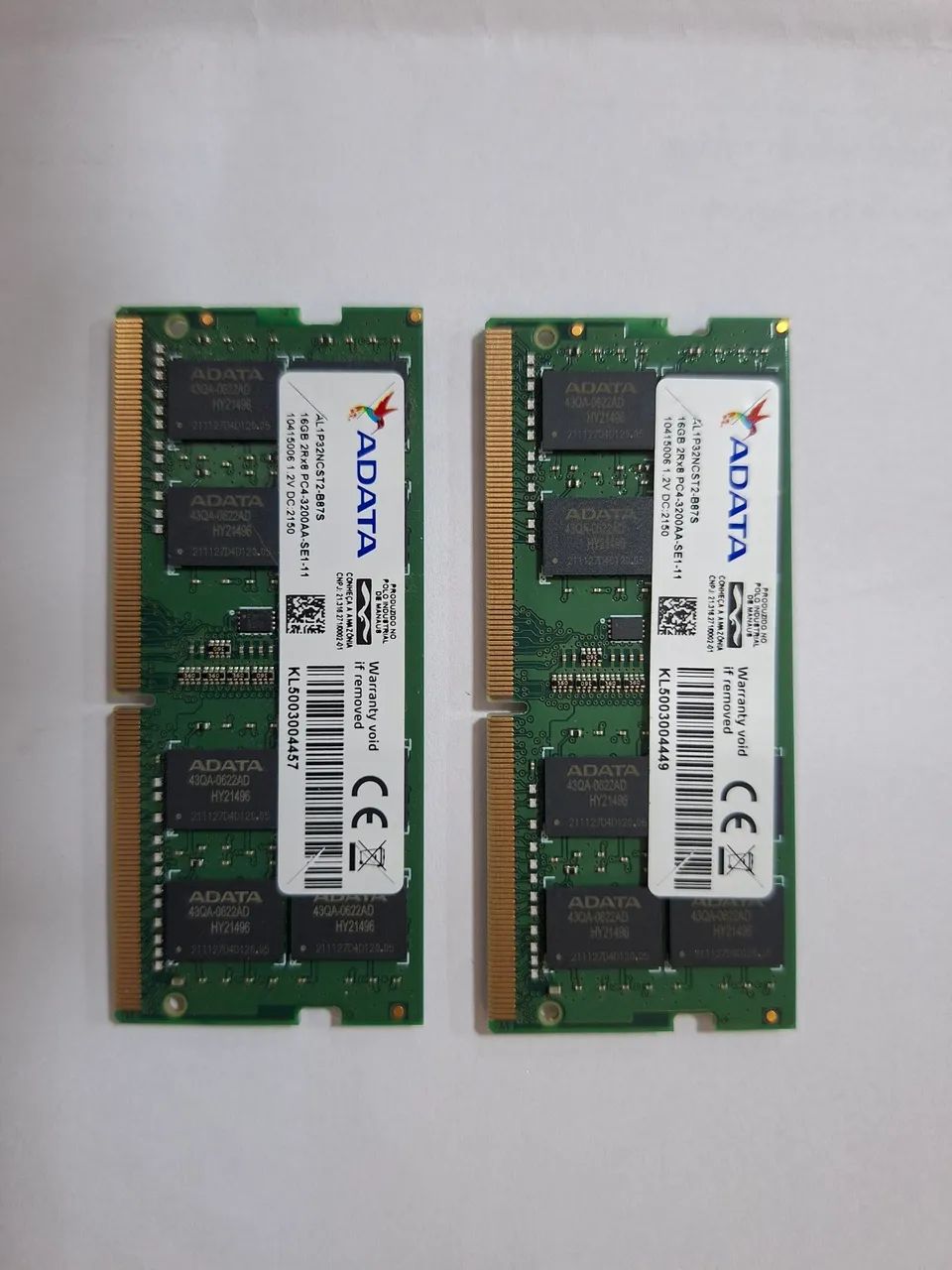 32GB DDR4 3200mhz Notebook 
