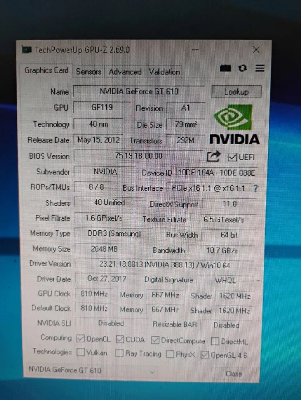 Placa de video Gt 610 - Foto 4