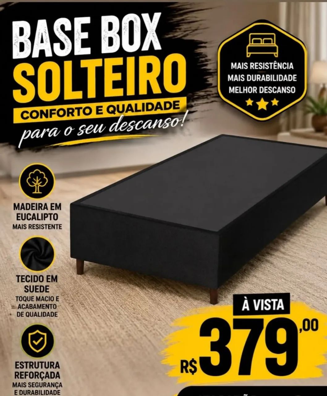 Mega promoção de Base Box Solteiro, Aproveite!!