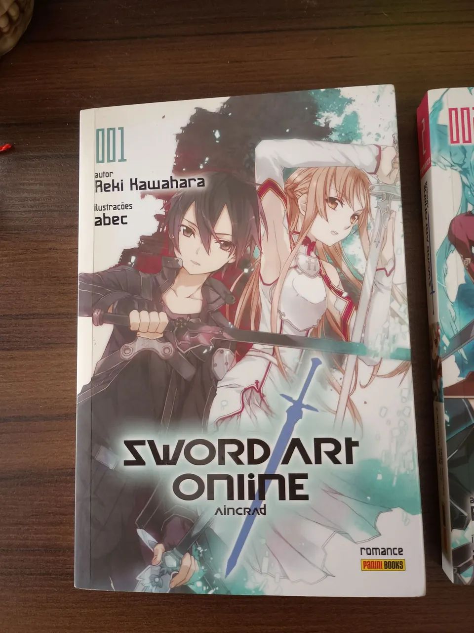 Volumes 1 e 2 da Novel de Sword Art Online - Foto 3