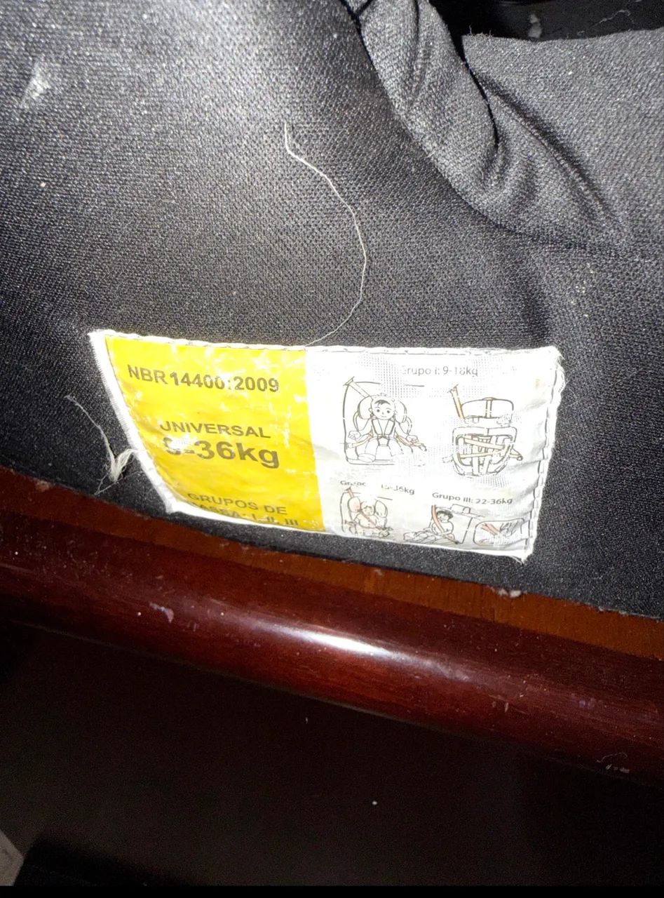 Cadeirinha auto 9-36kg