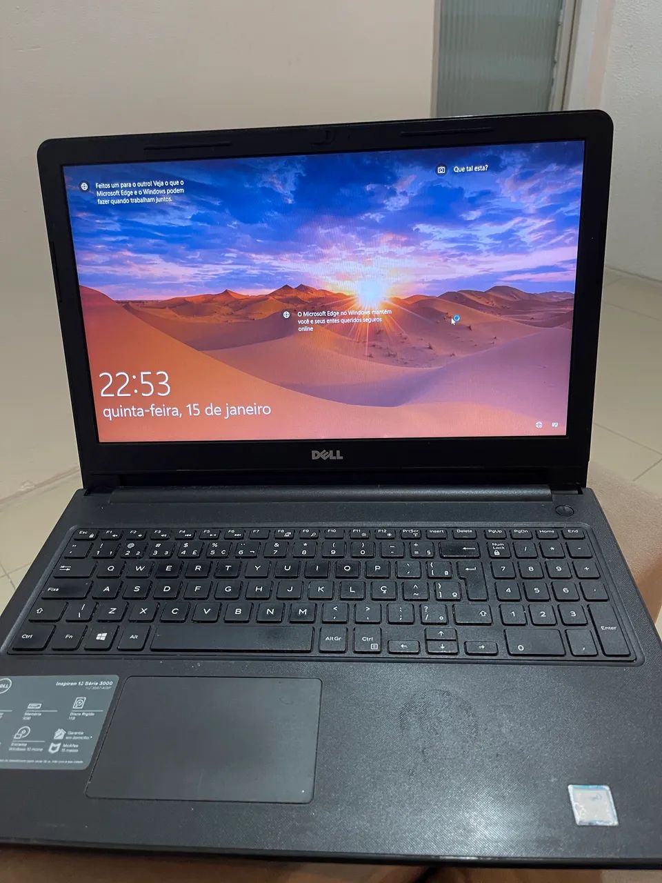 Notebook Dell  i3 7ª geração SEMINOVO