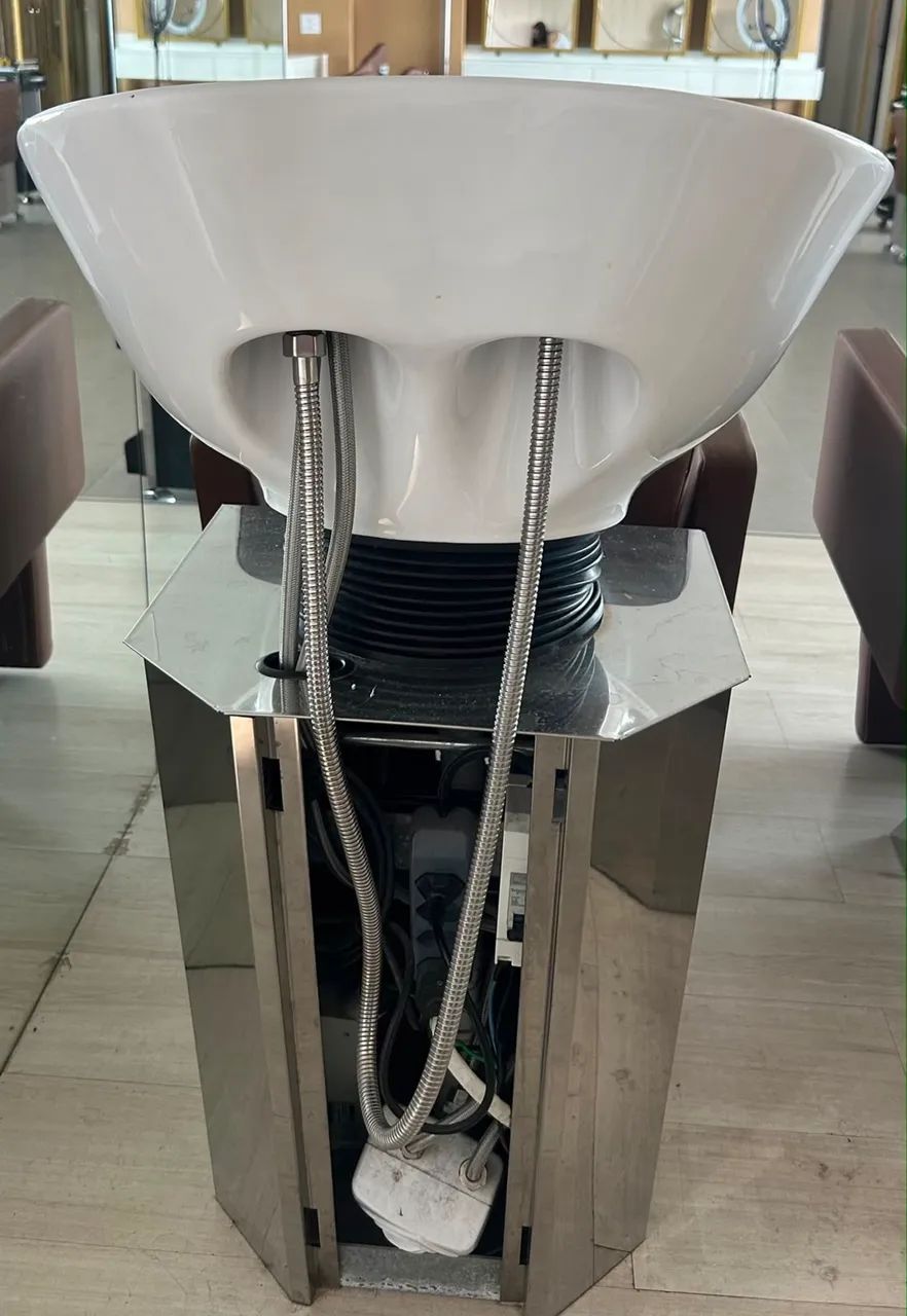 Lavatório para salão com banco inclinável  - Foto 4