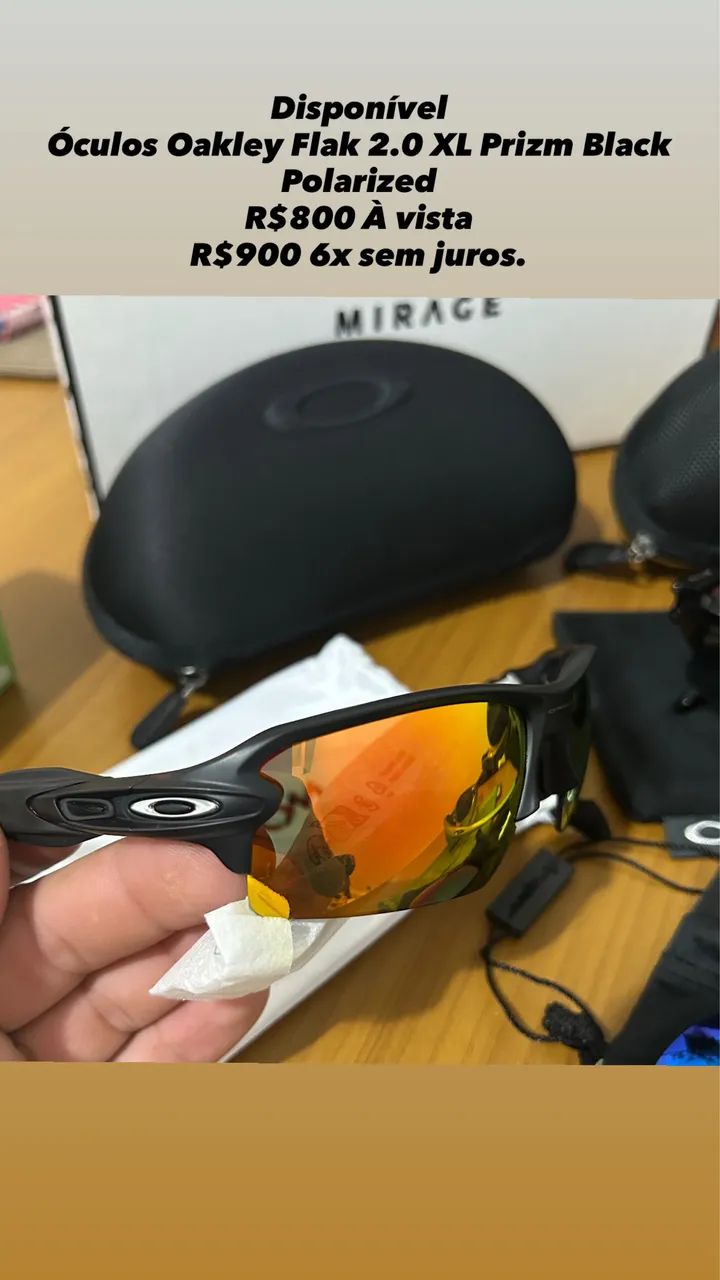 Óculos Oakley Flak 2.0 XL Prizm Black Polarized