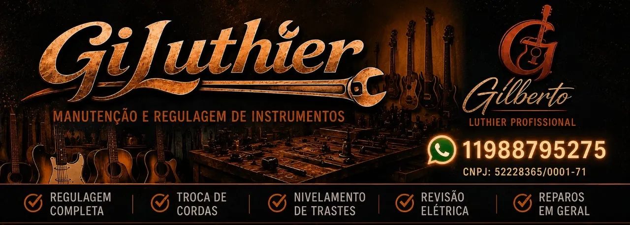 GilLuthier Manutenção e cuidado com seu instrumento - Foto 5