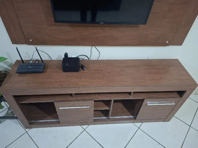 Rack com Painel de Madeira - Foto 4