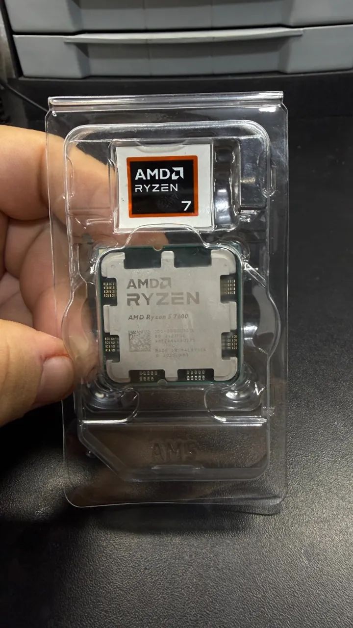Ryzen 5 7600 Processador Gamer AM5 Alto Desempenho - Processadores