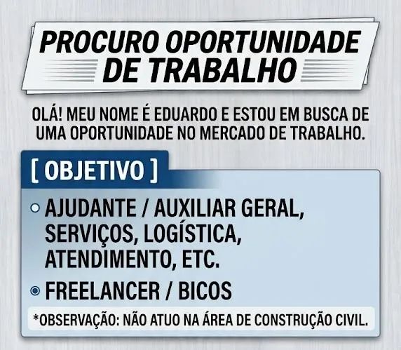 Ajudante ou auxiliar de logística e afins