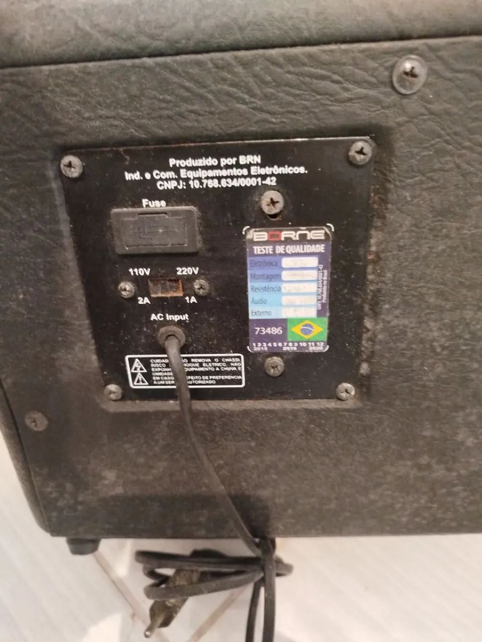 Caixa amplificada Borne  - Foto 2