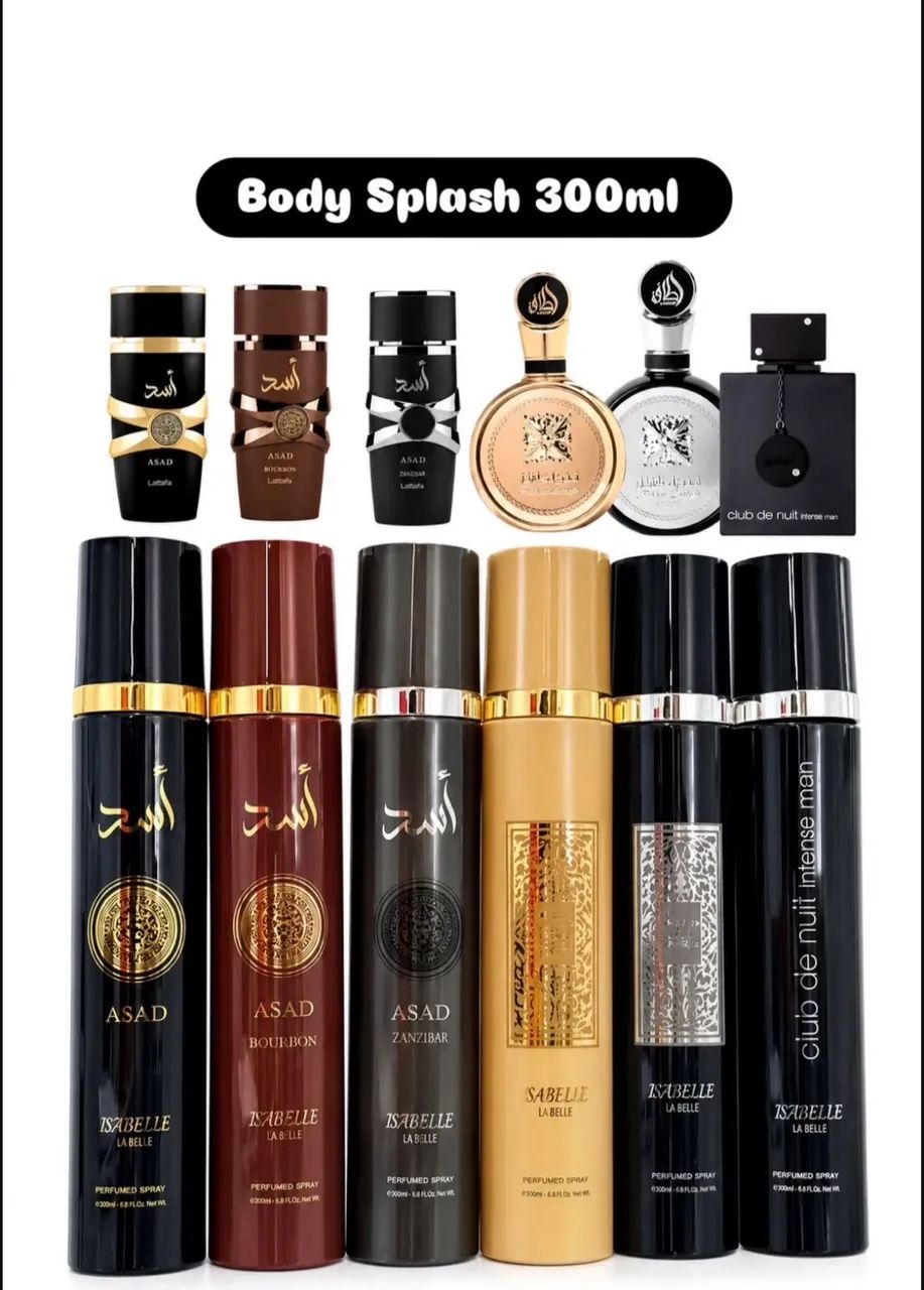 Body splash árabe 300ml  - Foto 5