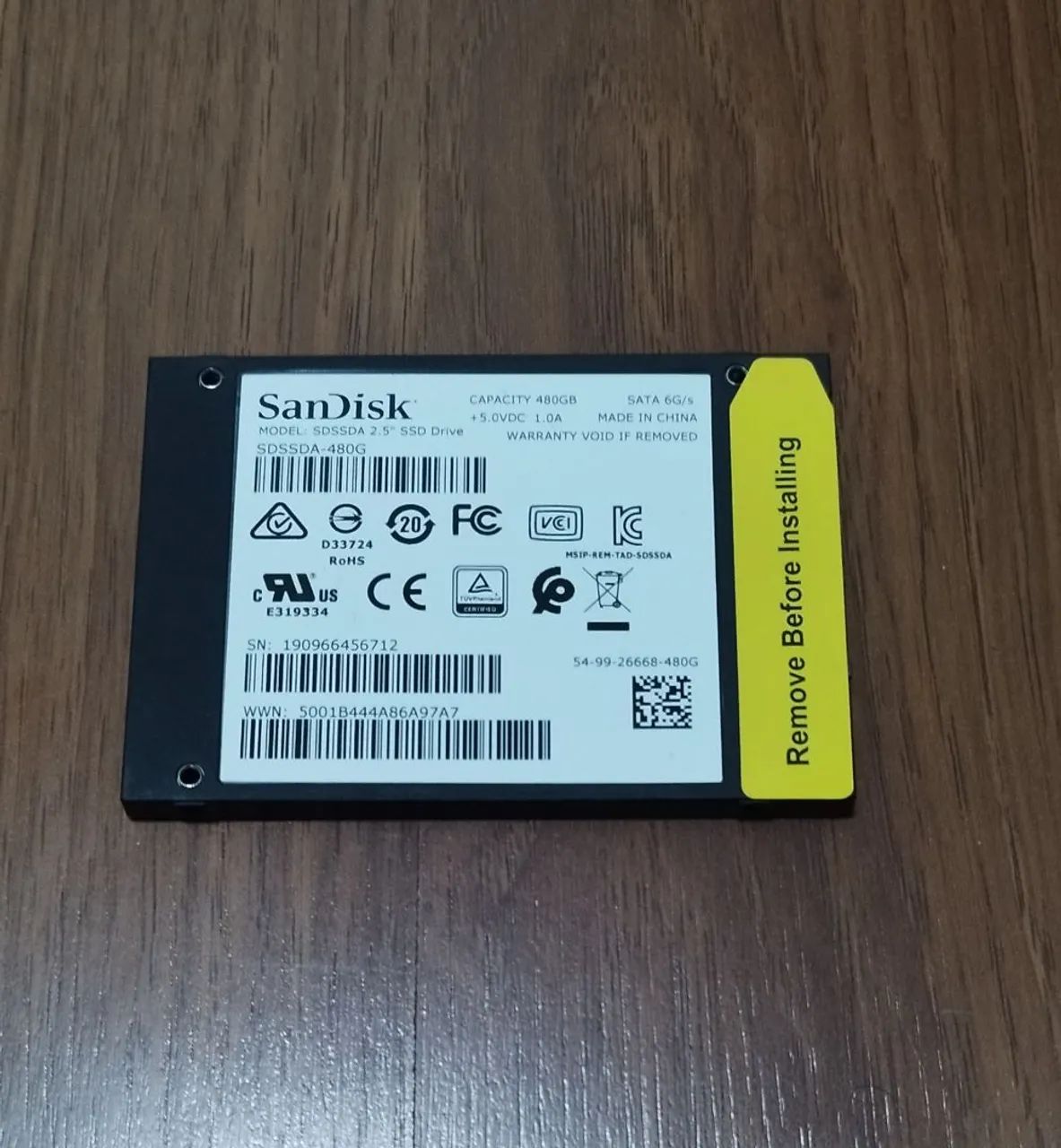 SSD SanDisk 480 GB  - Foto 2