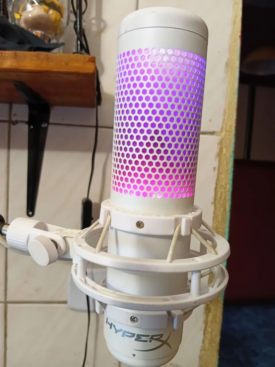 Microfone Hyper X Quadcast S BRANCO