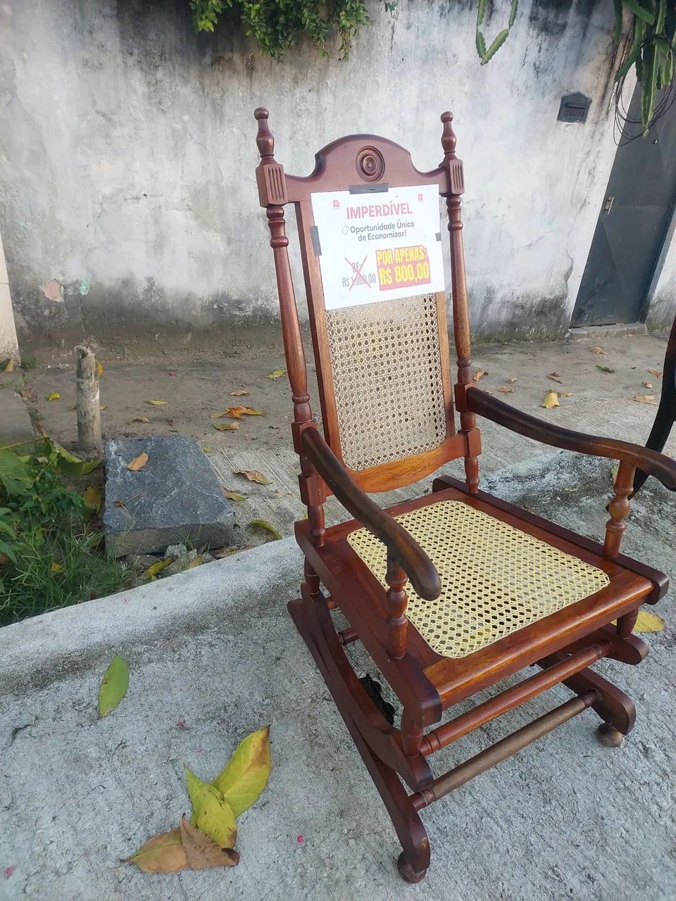 CADEIRA BALANÇO COLONIAL - Foto 4