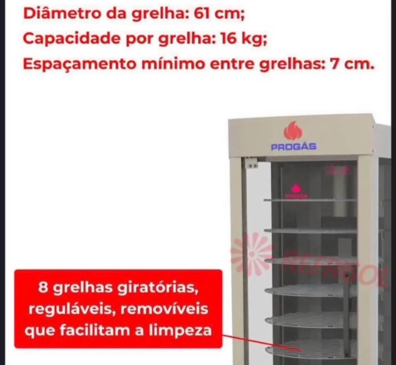Maquina assar frango e carne  - Foto 3