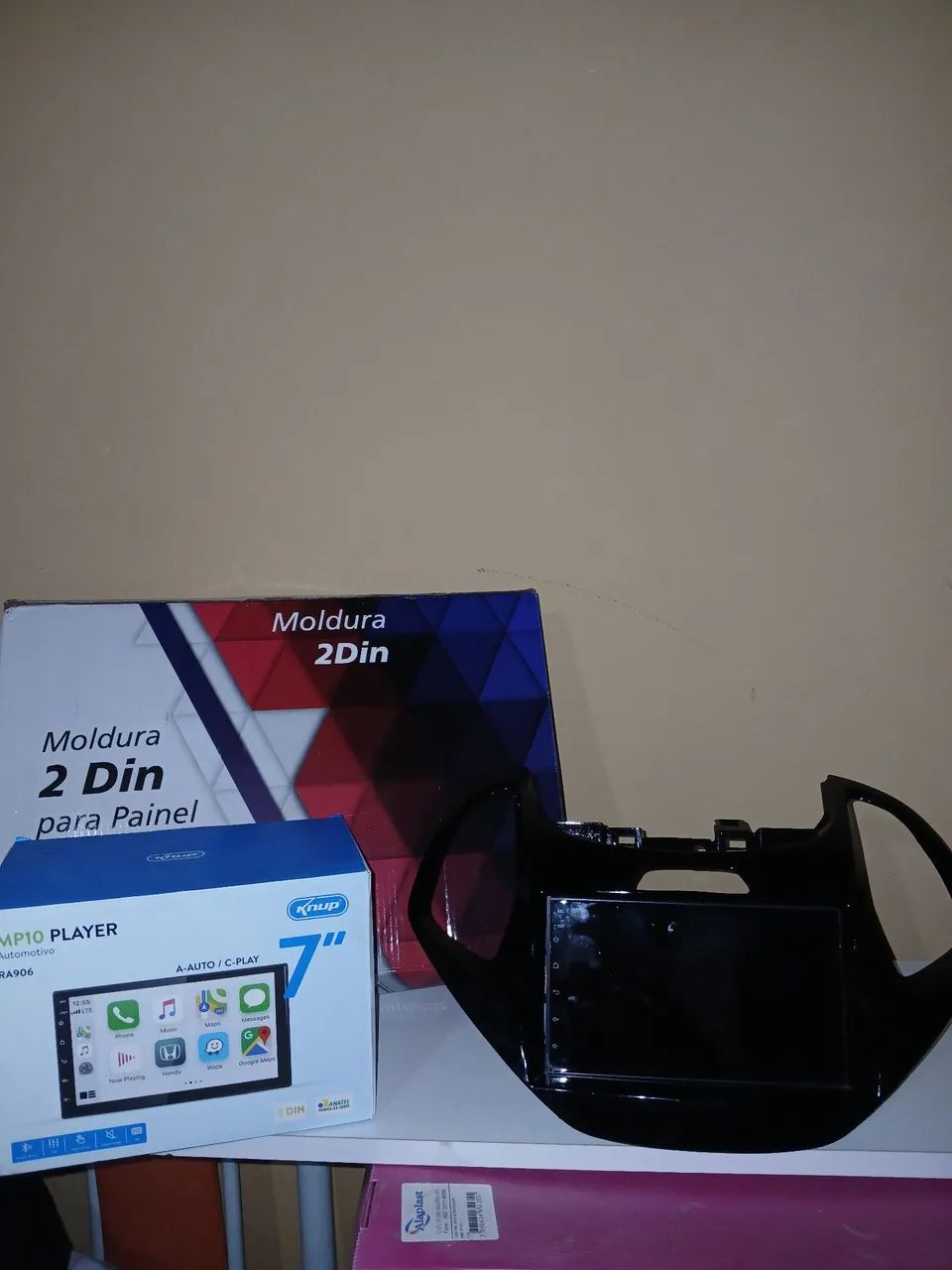 Som multimídia KNUP 7 polegadas com Android Auto e Car Play - Foto 3