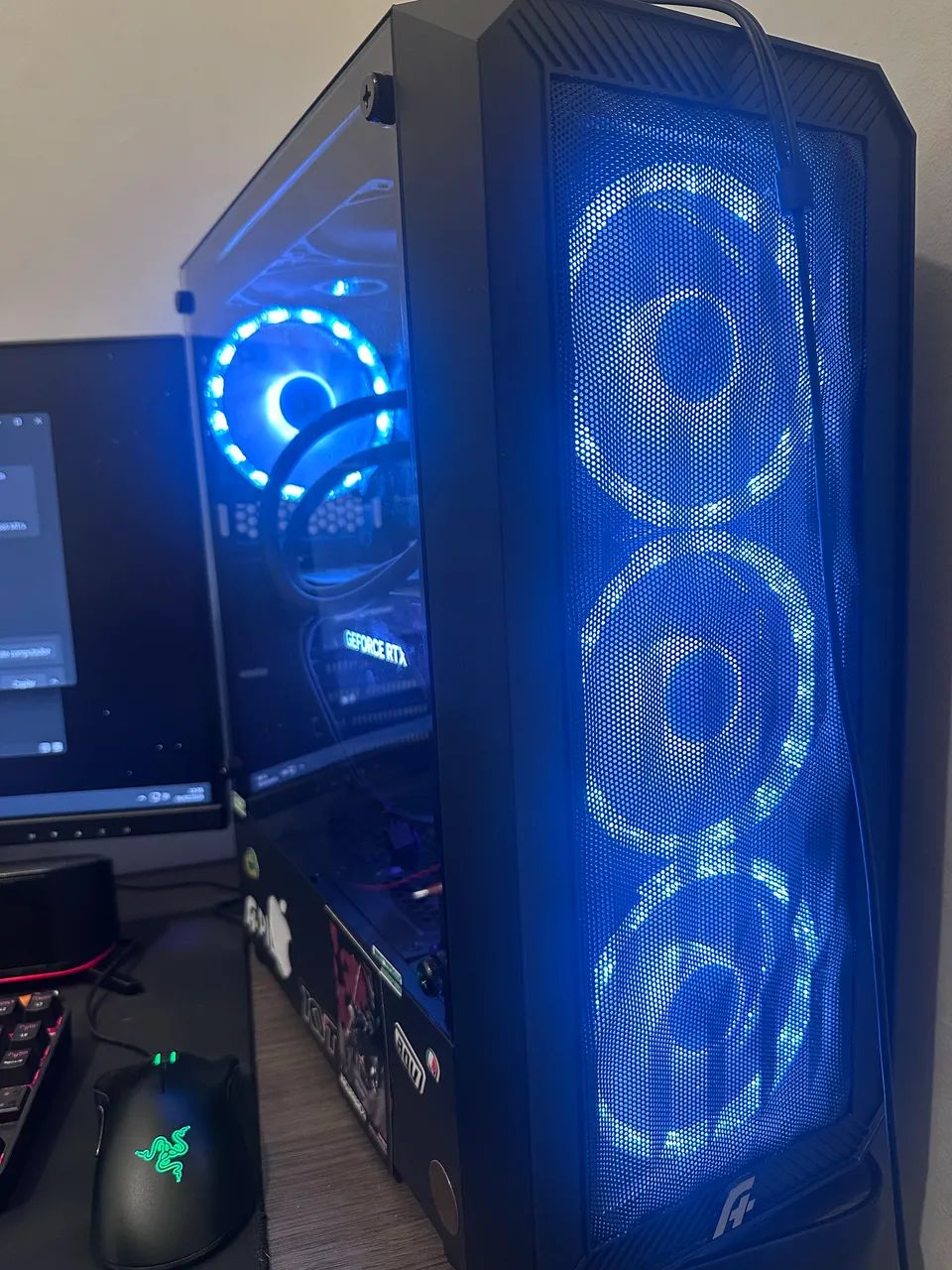 Pc gamer I9-12900kf 1tb ssd placa de video Rtx 4060ti e 32gb ram 