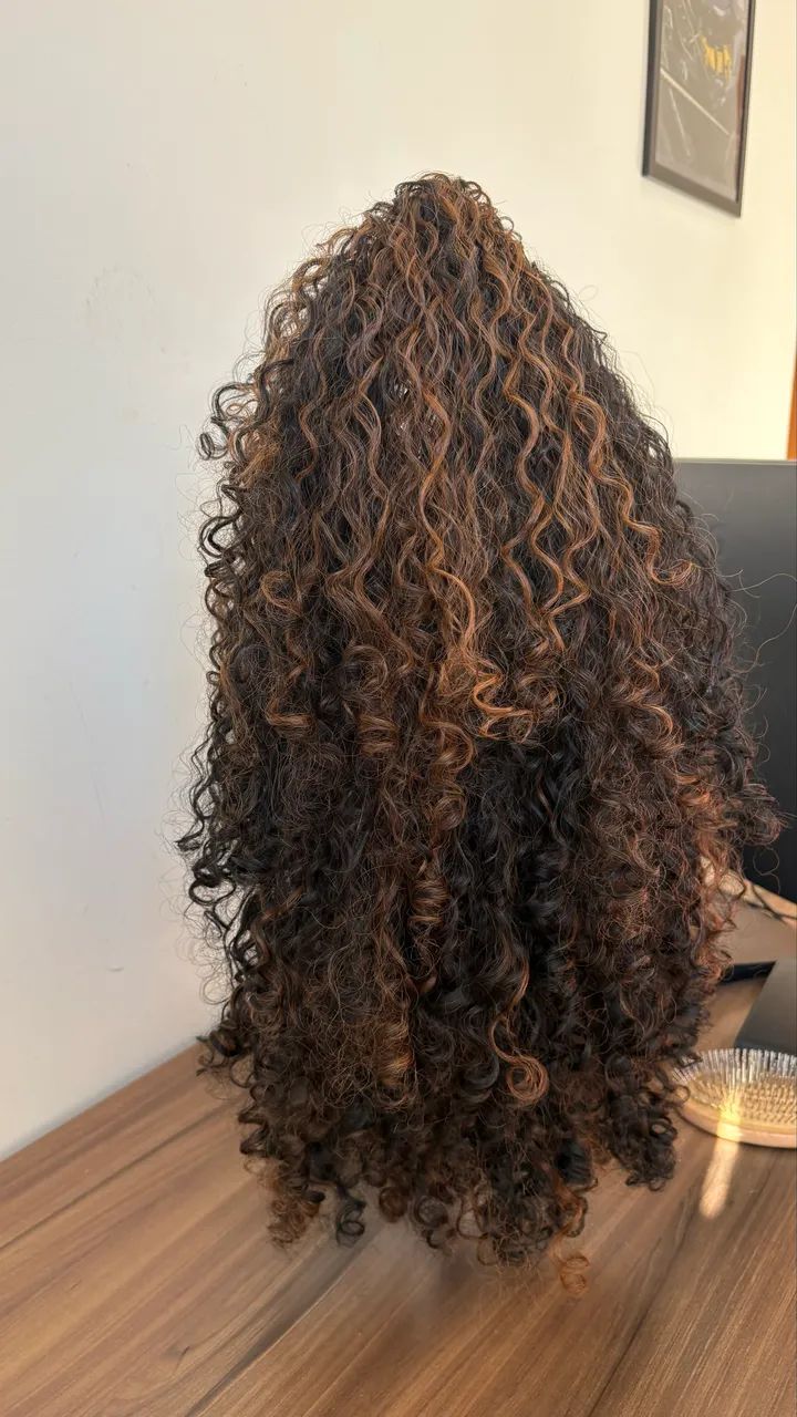 Half Wig Americana , cacheada 75 cm - Foto 3