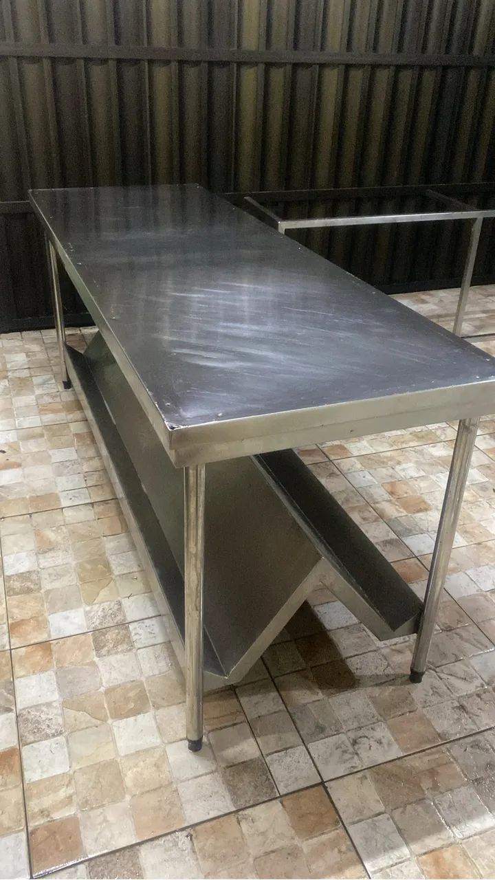 Bancada aço inox original 2.10 x70 - Foto 2