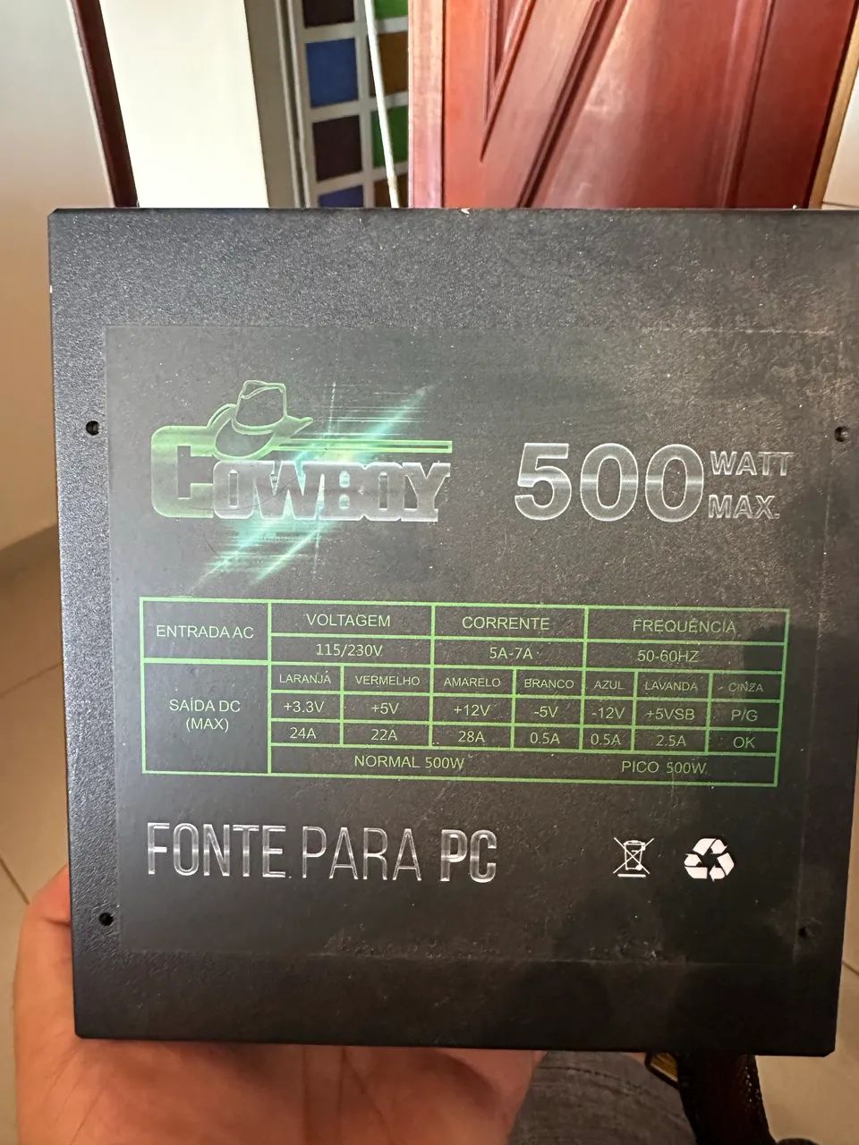 Fonte para pc 500w