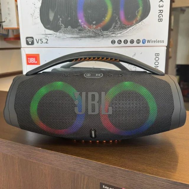 Caixa de Som Jbl Premium Boombox 33cm Bluetooth - Entrega Grátis