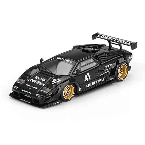 Mini GT Lamborghini contach liberty walk black - Hobbies e
