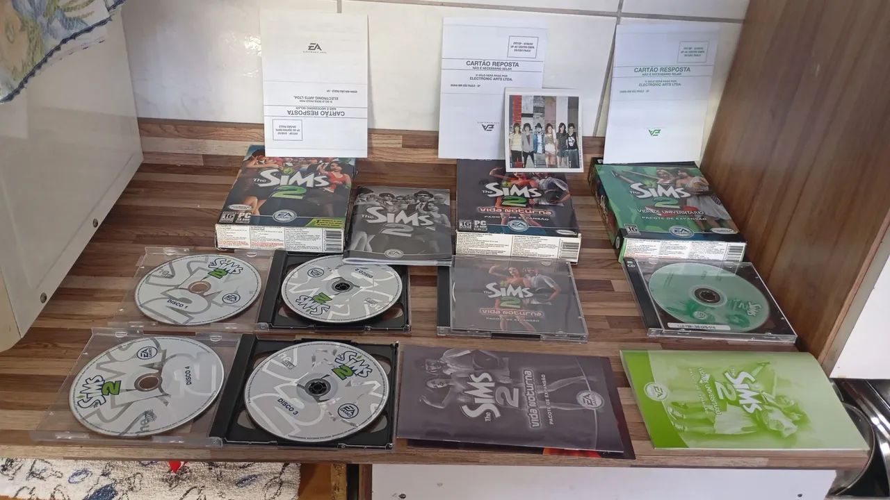 Jogos para Pc the sims completo com caixa e panfletos cds sem riscos - Foto 2